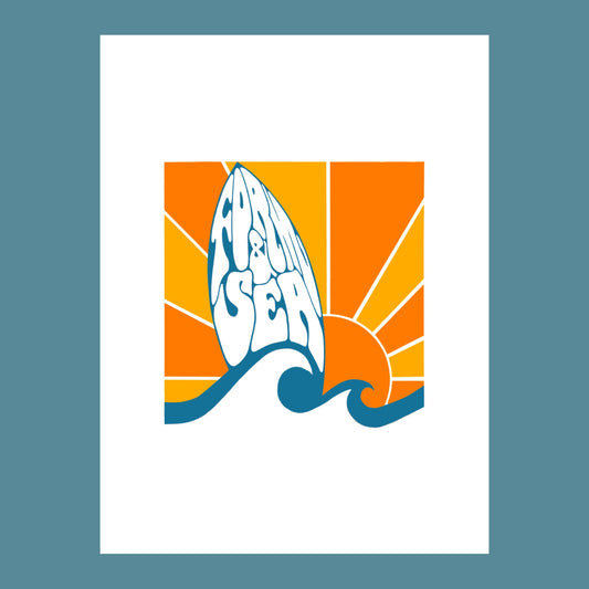 Sun & Surf Poster